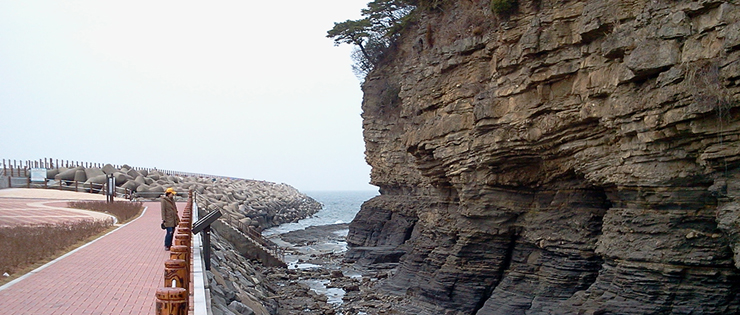 격포항 산책로